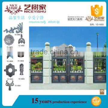2016 Cheap Aluminum Gate Designs for Wall Compound, Design Drawings Gate photo-4