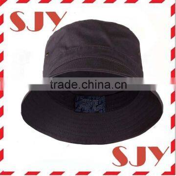 Unisex Cotton Basic Cheap plain bucket hat