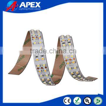 cct adjustable led strip smd 3528 240leds per meter 6500k+3500k