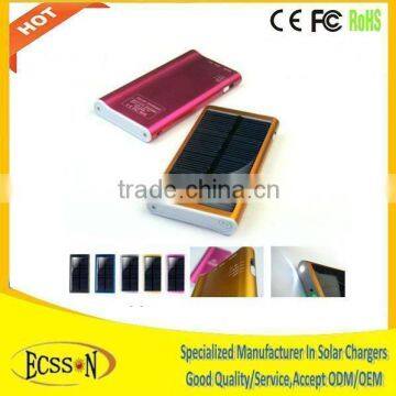 2600mAh Solar Charger with flashlight