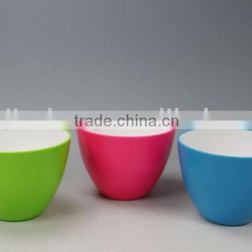 Plastic colorful soup bowl