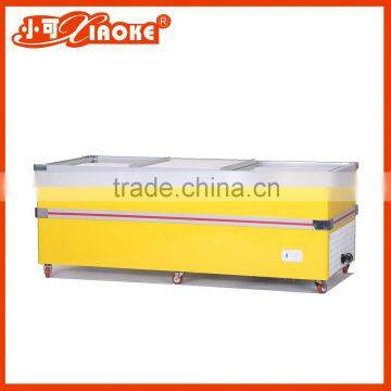 600L Single temperature Commercial sliding glass door seafood freezer