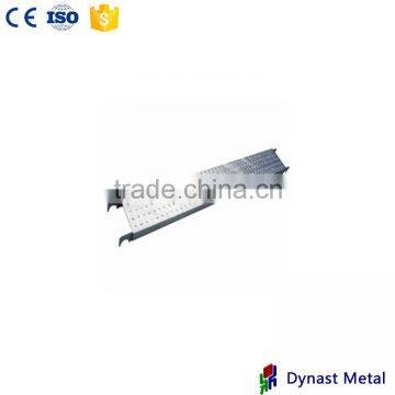 used for types of cuplock system 9 inch width Q235 hot dip galvanized scaffolding walkboard steel plank