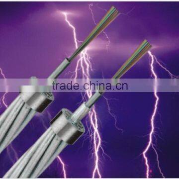 Hight Quality Overhead Optic Fiber Earth Wire Single Mode Stranded Armored OPGW Manufacturer photo-3