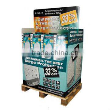 AEP 2013 new style Pallet paper display for products promotion