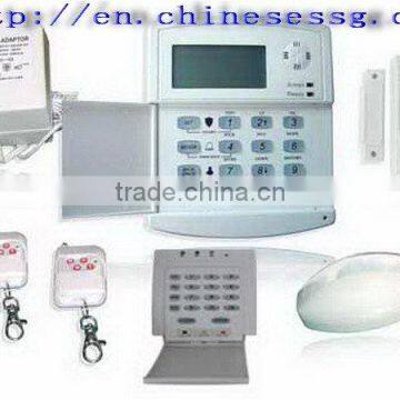 Wireless PSTN Home Intruder Alarm System with backup lithium battery and voice instruction