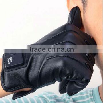 New arrival! Leather Hello Bluetooth Talking Gloves Top Selling