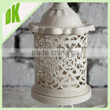 Cheap Classic Black Stainless Steel Lantern + Hurricane Lantern Inserted Glass Christmas Lantern Decoration photo-3