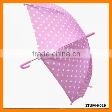 Automatic Whistle Polka Dot Print Children Umbrella