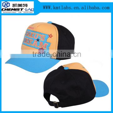 6-Panel fashion embroidered pattern baseball cap with metal clasp