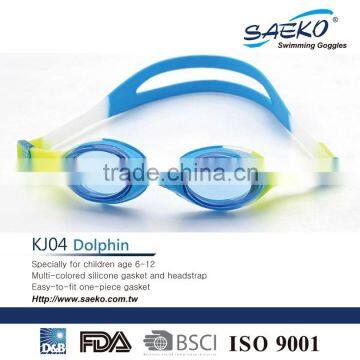Dolphin - Children Non-toxic Gasket Seal CE Certificated Kids Junior Swimming Goggles photo-4