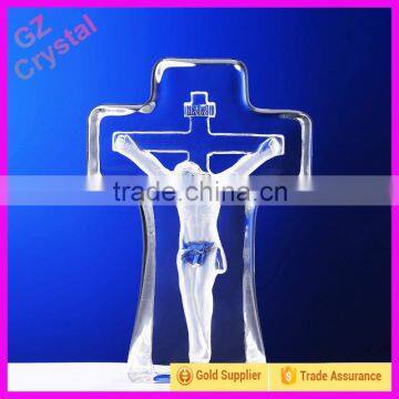 Factory price of crystal cross items, religious crystal cross