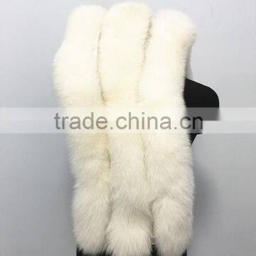 fractory price new design sexy whole fox fur shawl with diamond