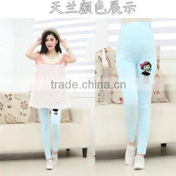 Pregnant leggings maternity firber pants fat women high-waisted leggings