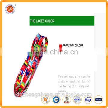 2016 Custom Hot Style Custom Logo Shoelace Charms Polyester Elastic Flat Mini Shoelace photo-3