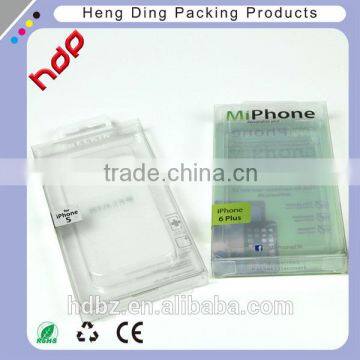 custom printed plastic pvc cover packaging for iPhone 6 6Plus Cover boxes