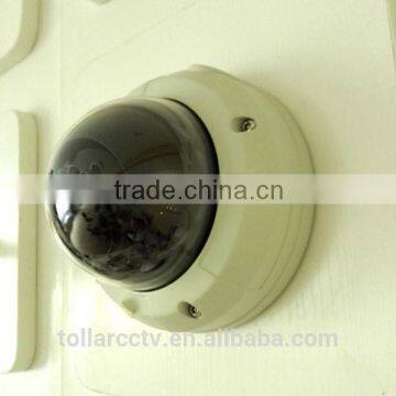 Tollar New model indoor Metal Dome 700TVL Sony CCD Effiio-E IR led day night vision motion sensor security camera longe range