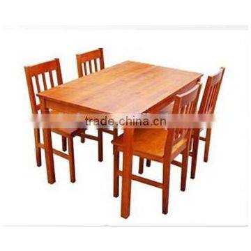 NOA-3011 pine wood dining set /dining table with 4 chairs diningroom set