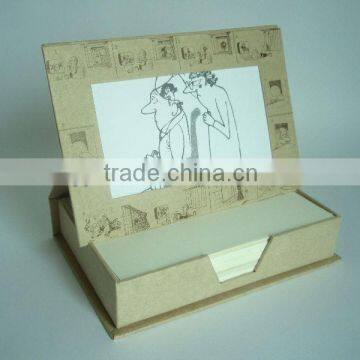 memo pad office writing pad photo frame memo pad in remover cover holder