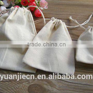 Yuanjie custom small cotton bag with drawstring,wholesale string cotton pouchs bags and cotton picking bags