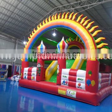 2015 Giant Inflatable Bounce Playground for Child#Cheap Inflatable Amusement Park for Kids