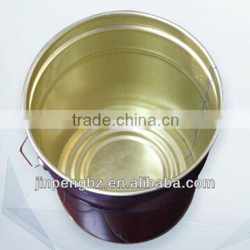 Antirust inside drun with lid and plastic handle 10 liter tin drum