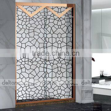 Tempered Glass Shower Door Tiny Houses Free Standing Glass Shower Enclosure Sex Shower Room photo-2
