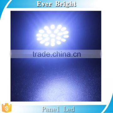 Wholesales Auto White 1206 SMD 22 LEDs Dome Light Round Panel Festoon Bulb w T10 Adapter photo-2