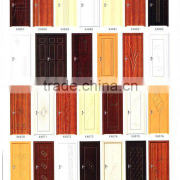 2100*950mm pvc kitchen door with glass