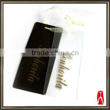 2016 Paper Clothing Tags Garment Tag Glossy Laminated Paper Tags Wholesale
