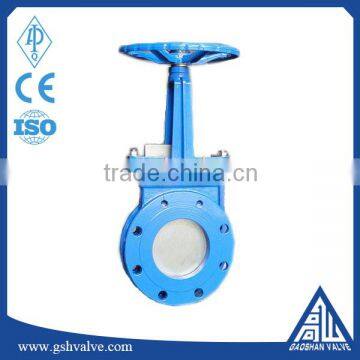 NBR/EPDM soft seated wafer/lug/flange ends knife gate valve