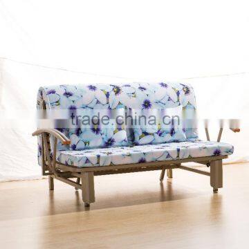 Folding Sofa Bed With Horizontal Broaching Functional Sofa