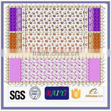 100% Polyester Fabric Wholesale Flower Print Style Printed & Dyed Fabric Wide Width Microfiber Bedsheet photo-2
