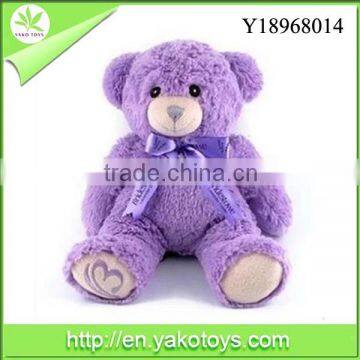 35CM cute stuffed plush bear,super soft plush animal toys