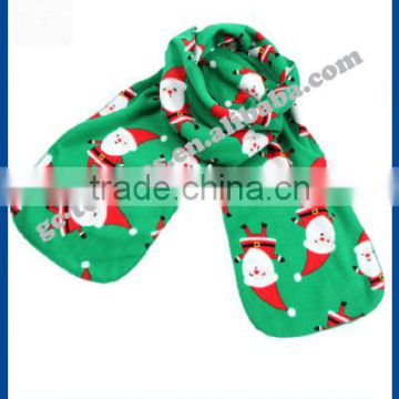 high quality and soft polar fleece scarf for children with cute printing pattern