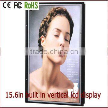 15 Inch Full HD Video Curtain Digital LED Display Flat Screen Wall Mounting TV for Advertising photo-5