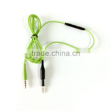 3.5mm Replacement Hifi Audio Cables For AKG K450 Q460 K480 Headphones with Mic Volume control for Phone MP3 Computer