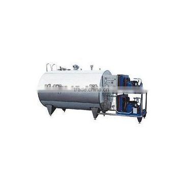 Milk cooling mixing tank