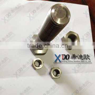 GH4145 /GH4146 /GH4169 Super Alloy stainless steel hex bolt and nut M6-M64