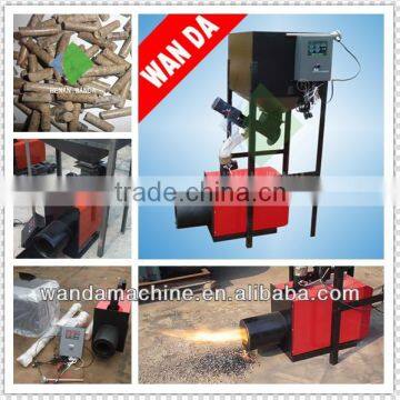 straw pellet burner with high burning efficiency