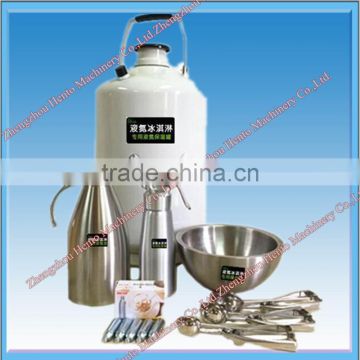 Liquid Nitrogen Ice Cream Machine/Liquid Nitrogen Ice Cream Making Machine/container/dewar price for sale