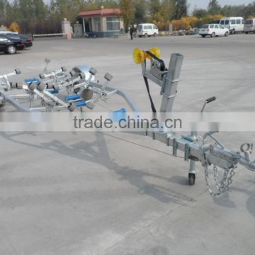 Heavy duty dual or single axel galvanized boat trailer dolly