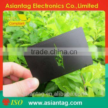 custom 2014 cheap metal business cards china , brushed ,glossy, matt black metal card