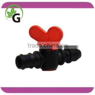 Plastic mini irrigation valve to connect PE pipe