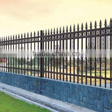 wrought iron Fence Curved bars