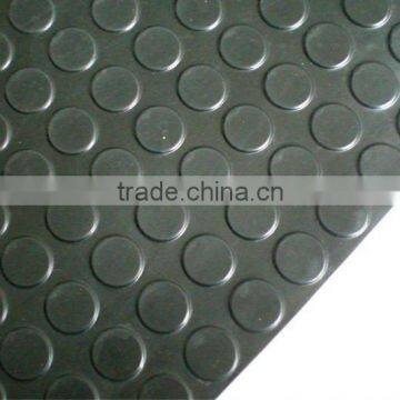 3mm to 6mm thickness Round stud rubber floor matting