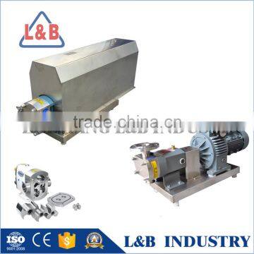 Stainless Steel Food Industry Sugar Syrup Rotary Lobe Pumps