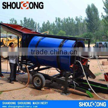 10TPH Mobile Type Small Gold Trommel Screen photo-2