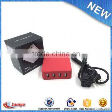 Mobile Phone Multiplie 4 Usb Wall uk Socket Custom Logo photo-5