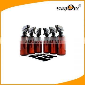 16oz Empty Amber Plastic Spray Bottle With Black Trigger Wholesale photo-2